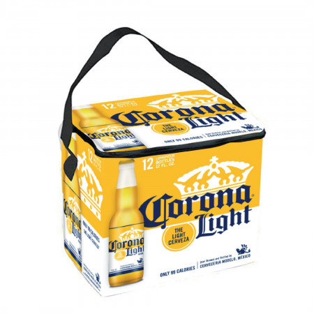 Corona Light 12 Pack Yellow And White Soft Cooler