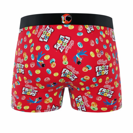 Crazy Boxer Kellogg's Froot Loops & Toucan Sam All Over Print Men's Boxer Briefs