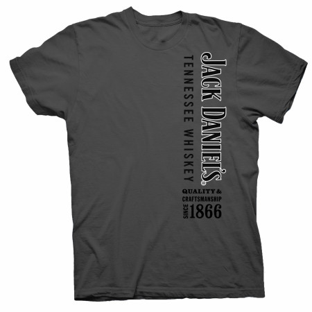 Jack Daniel's Tennessee Whiskey Quality Since 1866 Grey T-Shirt