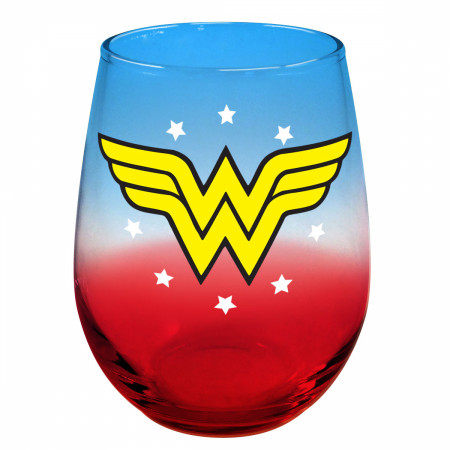 Wonder Woman Logo 21oz Wine Glass