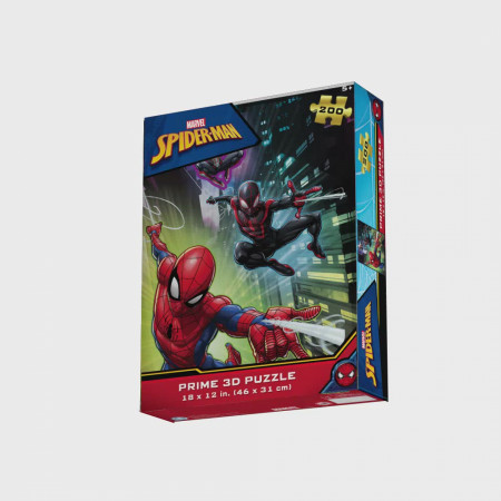 Spider-Man City at Night 3D Lenticular 300pc Jigsaw Puzzle in Collectors Tin