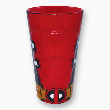 Deadpool Red Molded Pint Glass