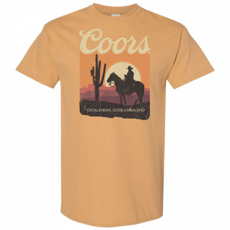 Coors Golden Colorado Western Sunset T-Shirt