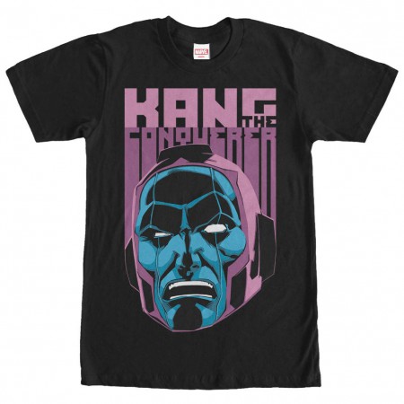 Marvel Teams Face Kang Black Mens T-Shirt