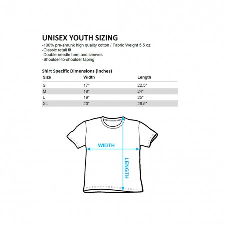 Aquaman Swim Blue Youth Unisex T-Shirt