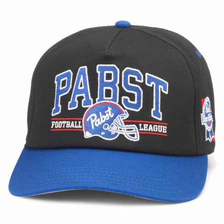 Pabst Blue Ribbon PBR Football League Adjustable Snapback Hat