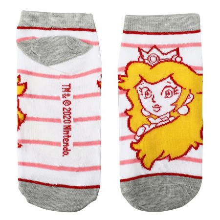 Super Mario Bros. Character Icons 5-Pair Ankle Sock Set