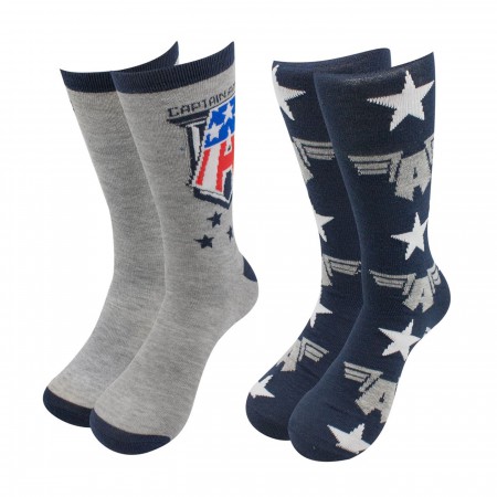 Captain America sock 2-pack