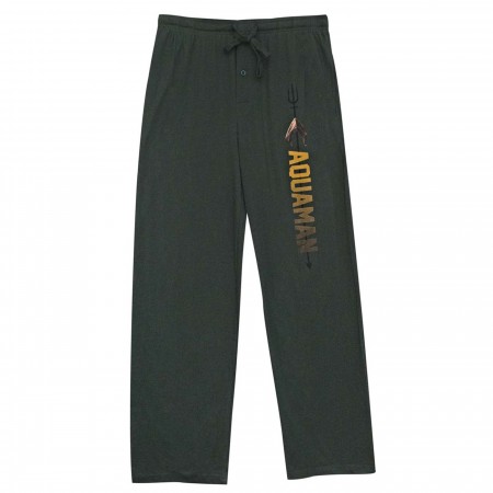 Aquaman Trident Name Logo Unisex Sleep Pants