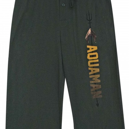 Aquaman Trident Name Logo Unisex Sleep Pants