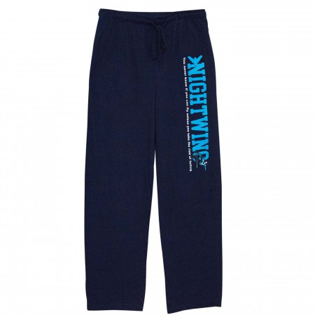 Nightwing Falling Navy Unisex Pajama Pants