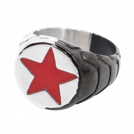 Winter Soldier Metal Symbol Ring