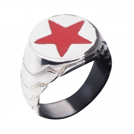 Winter Soldier Metal Symbol Ring