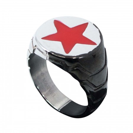 Winter Soldier Metal Symbol Ring