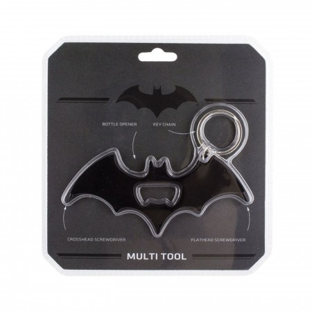 Batman Key Ring Bottle Opener with Screwdriver