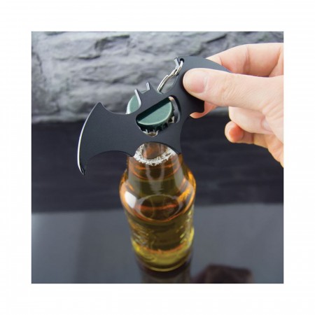 Batman Key Ring Bottle Opener with Screwdriver