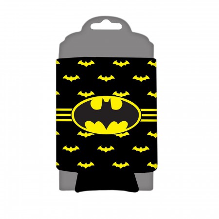 Batman Striped Can Cooler