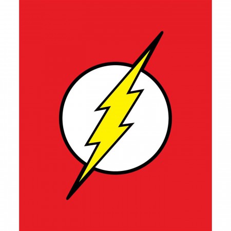 The Flash Symbol Queen Blanket