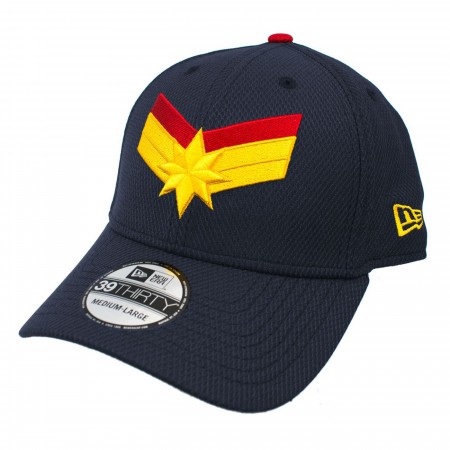 Captain Marvel Navy New Era 39Thirty Flex Fit Hat