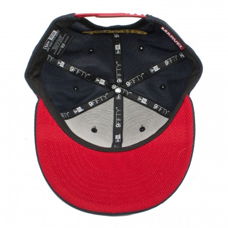 Captain Marvel Navy Scarlet New Era 950 Adjustable Hat