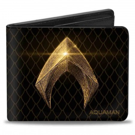 Aquaman Symbol & Scales Bi-fold Wallet