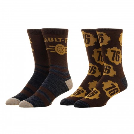 Fallout 76 Two Pack Crew Socks