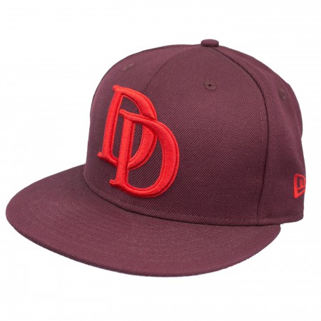 Daredevil Red Symbol on Maroon 59Fifty Hat