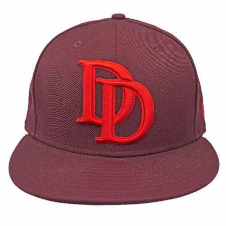 Daredevil Red Symbol on Maroon 59Fifty Hat