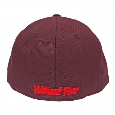 Daredevil Red Symbol on Maroon 59Fifty Hat