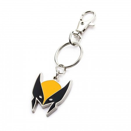 Marvel Base Metal Wolverine Logo with Stainless Steel Key Chain