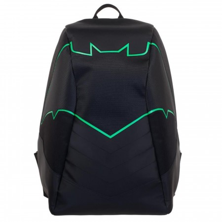 Batman Green EL Lighted 3 Panel Powered Backpack