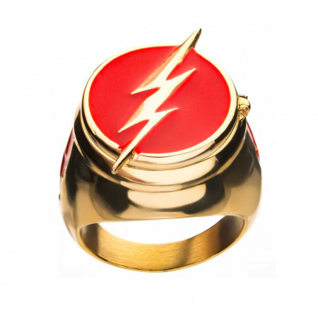 Flash Ring with Costume Flip Lid