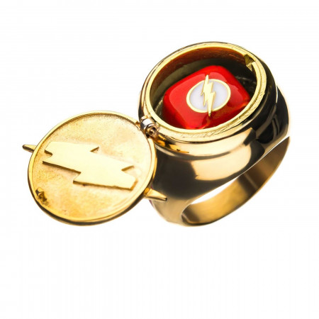 Flash Ring with Costume Flip Lid