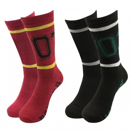 Harry Potter Team Jersey 2-pack Crew Socks