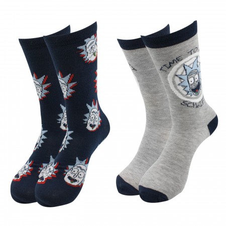 Rick and Morty 2-pack Crew Socks