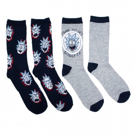 Rick and Morty 2-pack Crew Socks