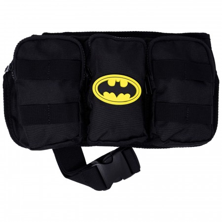 Batman Rubber Mold Logo Fanny Pack Belt Bag