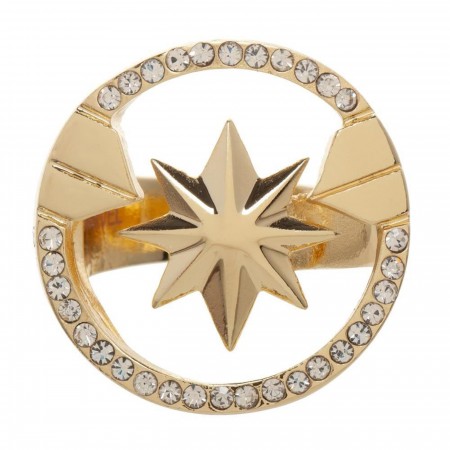 Captain Marvel Logo Ring