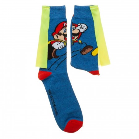 Nintendo Super Mario Brothers Caped Socks