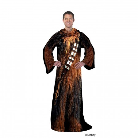 Chewbacca Adult Robe Blanket With Sleeves
