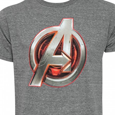 Avengers Core Icon Men's Grey T-Shirt