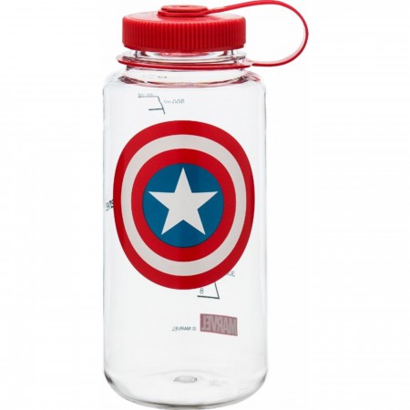 Captain America Shield Nalgene Tritan 32oz Water Bottle