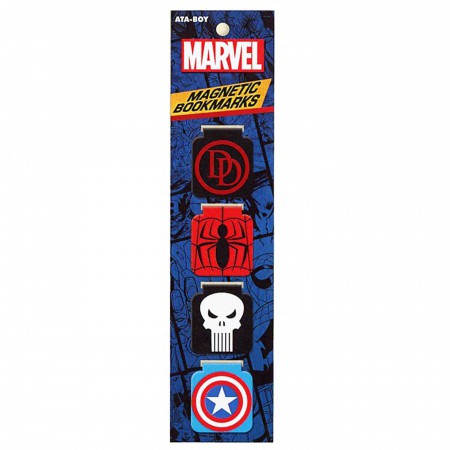 Marvel Logos Bookmark Set