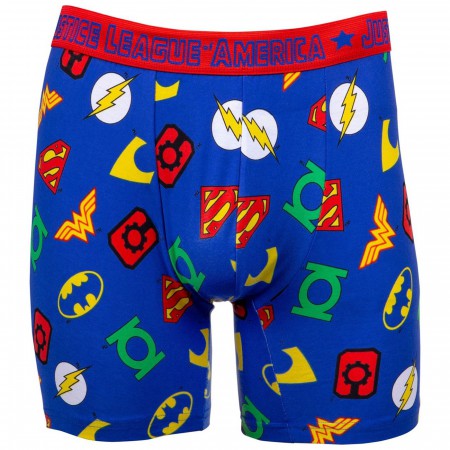 Justice League Symbols Boxer Briefs