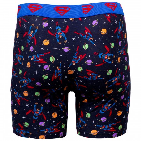 Superman Planets and Stars Boxers Briefs