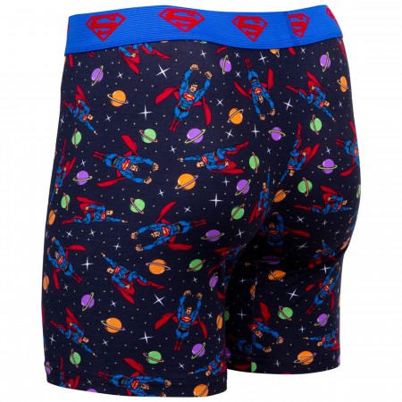 Superman Planets and Stars Boxers Briefs