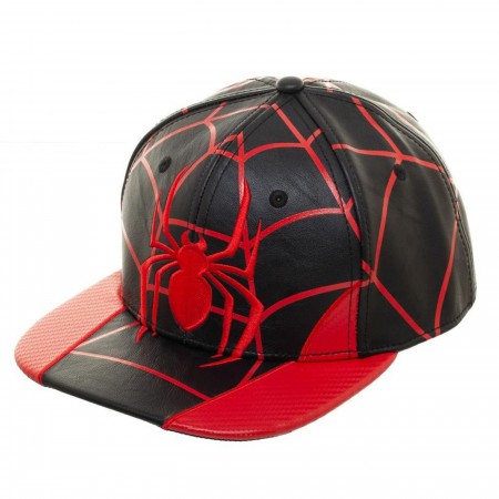 Spider-Man Miles Morales Built up Snapback Hat
