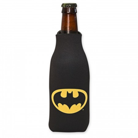 DC Comics Batman Logo Bottle Can Cooler w/ card