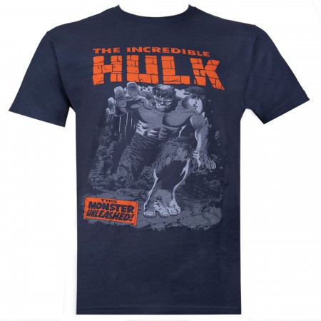 Incredible Hulk Breakthrough Indigo Men's T-Shirt
