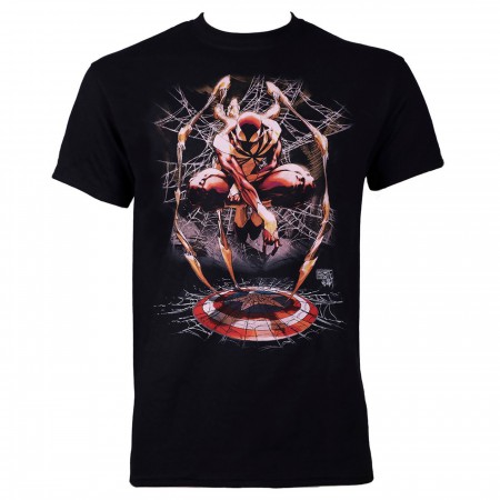 Iron Spider Civil War Spider-Man Black Men's T-Shirt